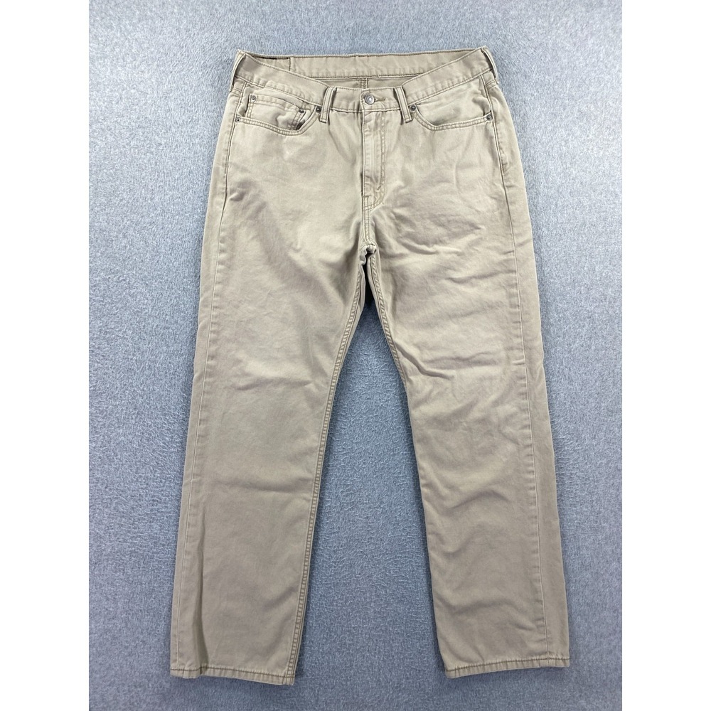 Levi's Men's 514 Straight Leg Regular Fit Jeans 36x32 (Fits 34x30)‎ Brown Beige